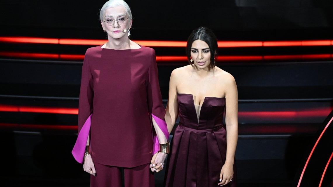 Pegah Moshir Pour e Drusilla Foer a Sanremo 2023